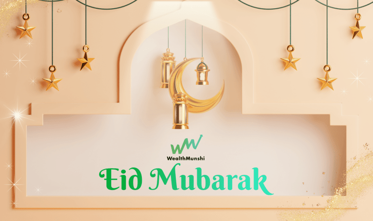 Eid Mubarak greetings image by Wealth Munshi