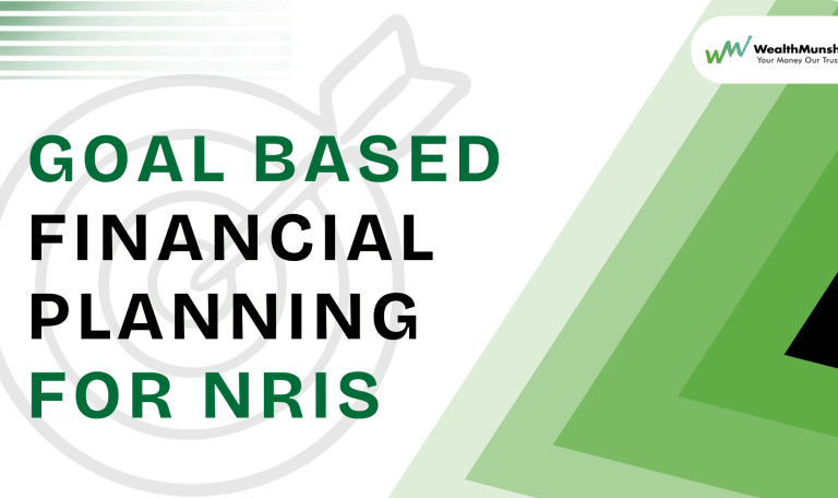 blog post featured image with text: Goal Based Financial Planning for NRIs