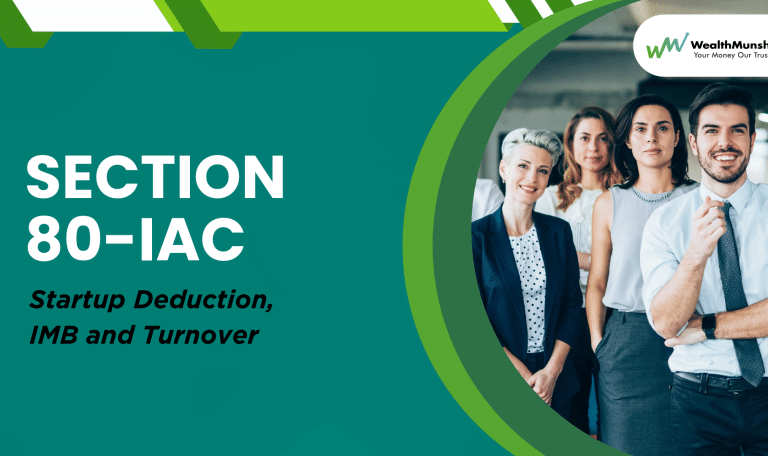 Hero Image:Section 80-IAC: Startup Deduction, IMB and Turnover